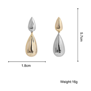 Two - Tone Geometric Teardrops