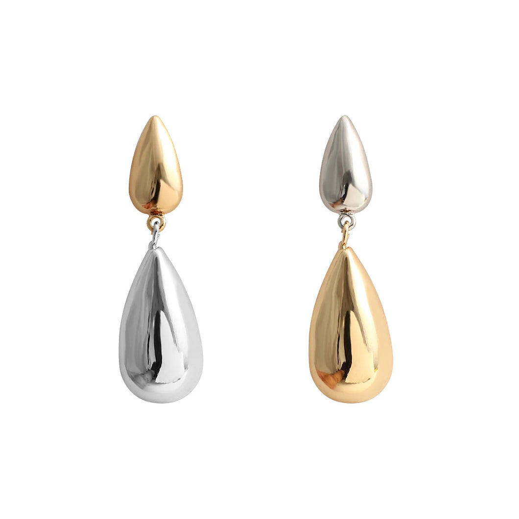 Two - Tone Geometric Teardrops